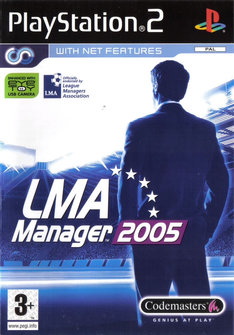 Video game cover for LMA Manager 2005