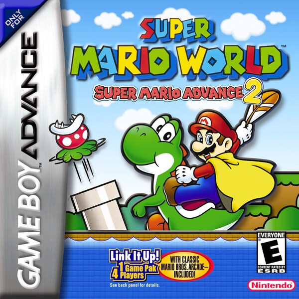 Video game cover for Super Mario World: Super Mario Advance 2